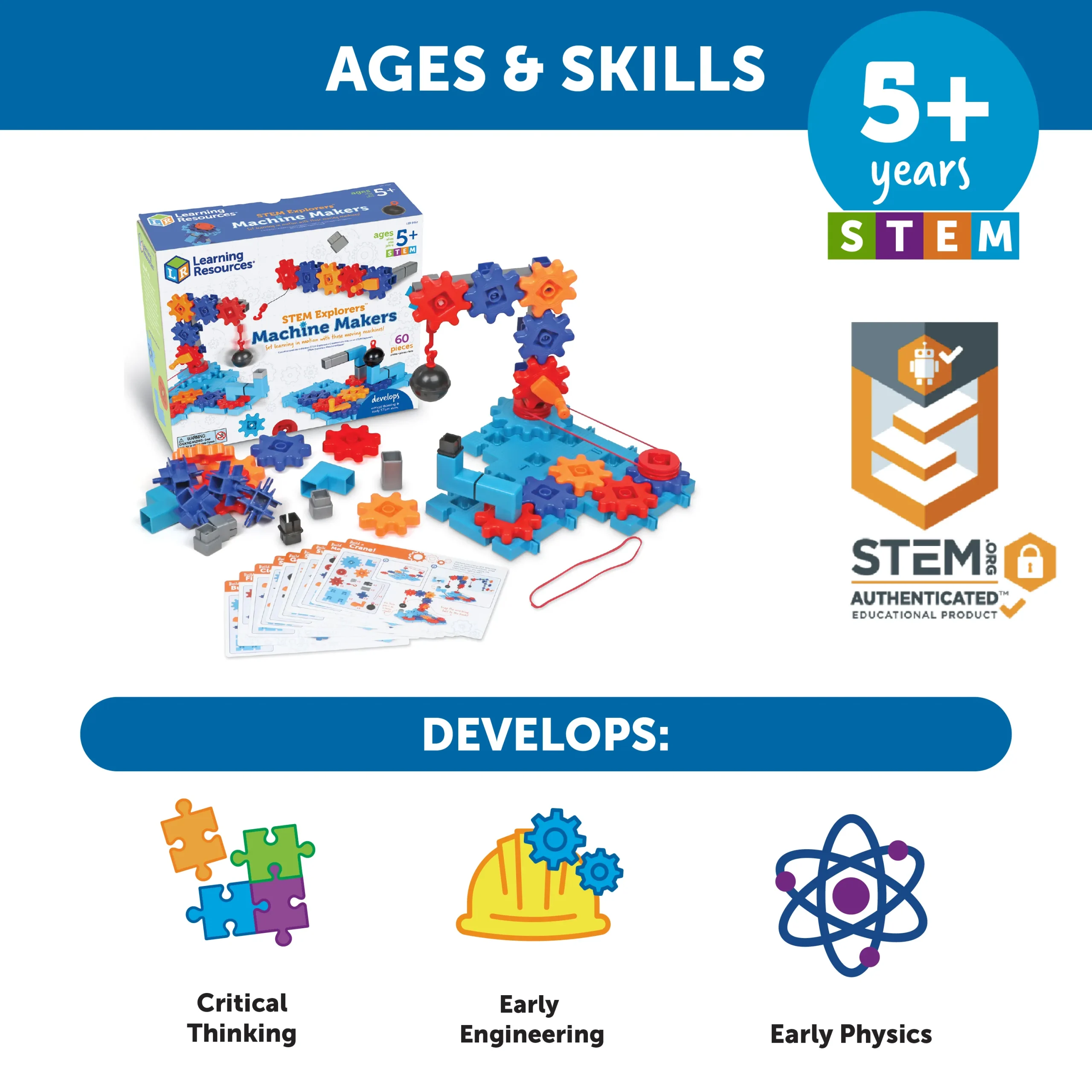 Learning Resources Puzzle STEM Explorers™ Machine Makers - Image 6