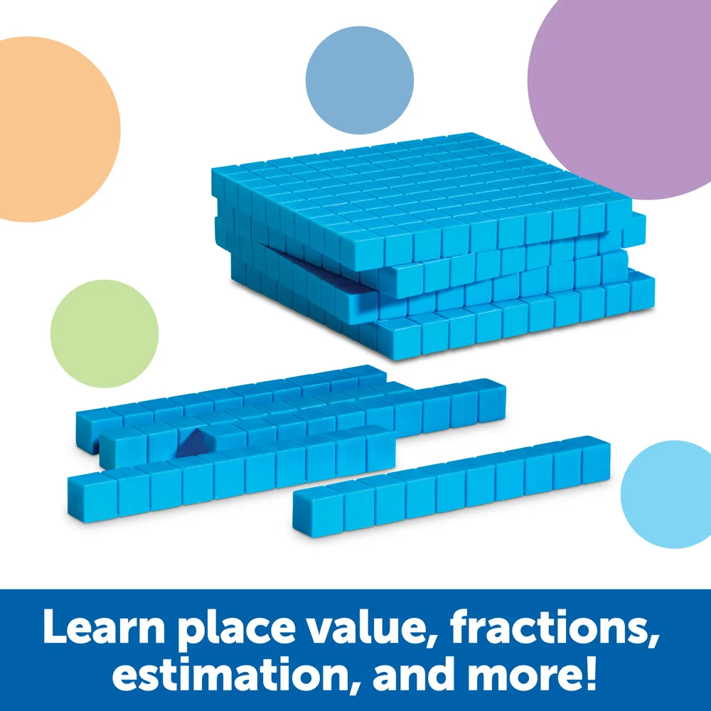 Learning Resources Puzzle Base Ten Starter Set - Image 4