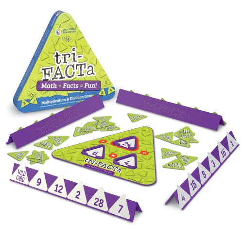 Learning Resources Puzzle tri-FACTa!™ Multiplication & Division Game