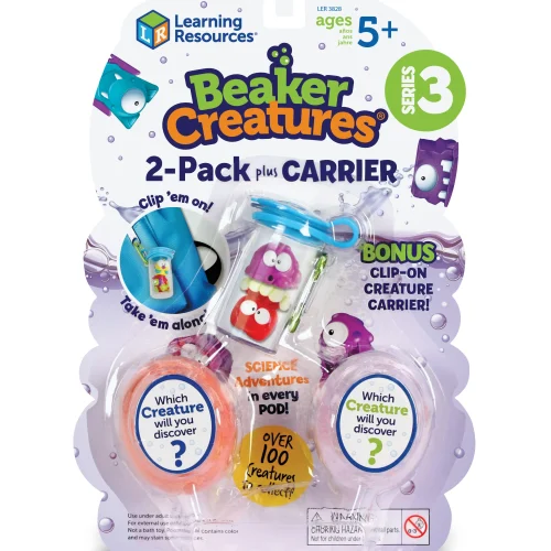 Alternative view of Beaker Creatures 2-Pack plus Carrier, Series 3