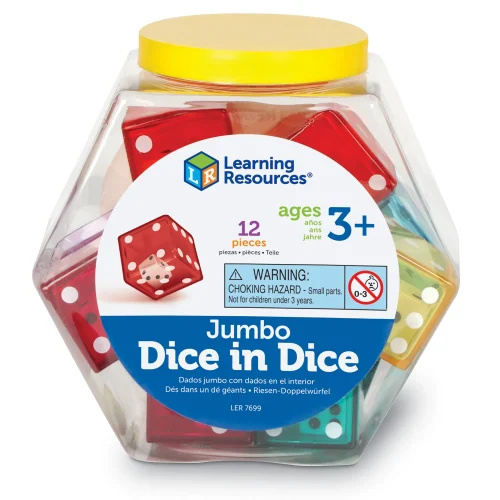 Alternative view of Learning Resources Puzzle Jumbo Dice in Dice