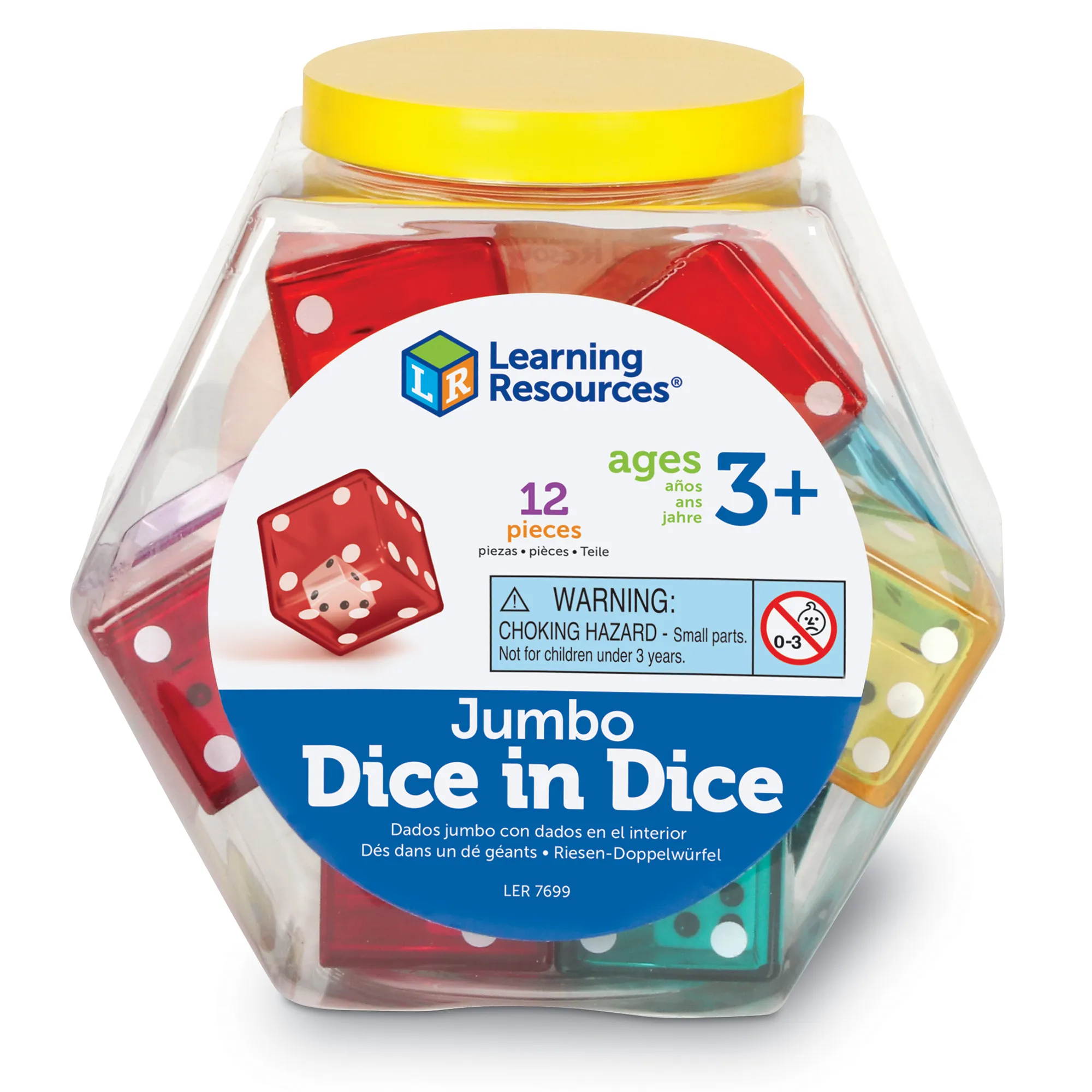 Learning Resources Puzzle Jumbo Dice in Dice - Image 2
