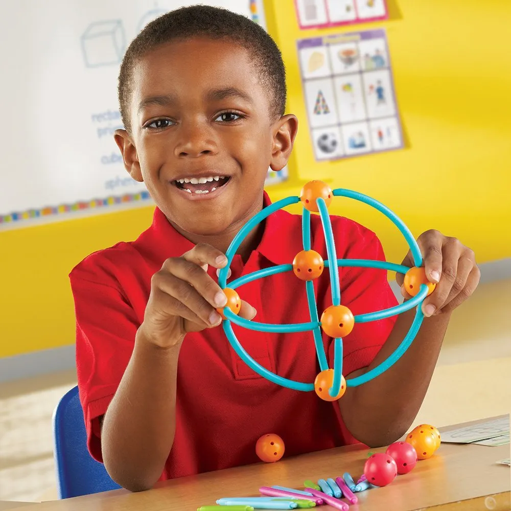 Learning Resources Puzzle Geometric Shapes Building Set - Image 6