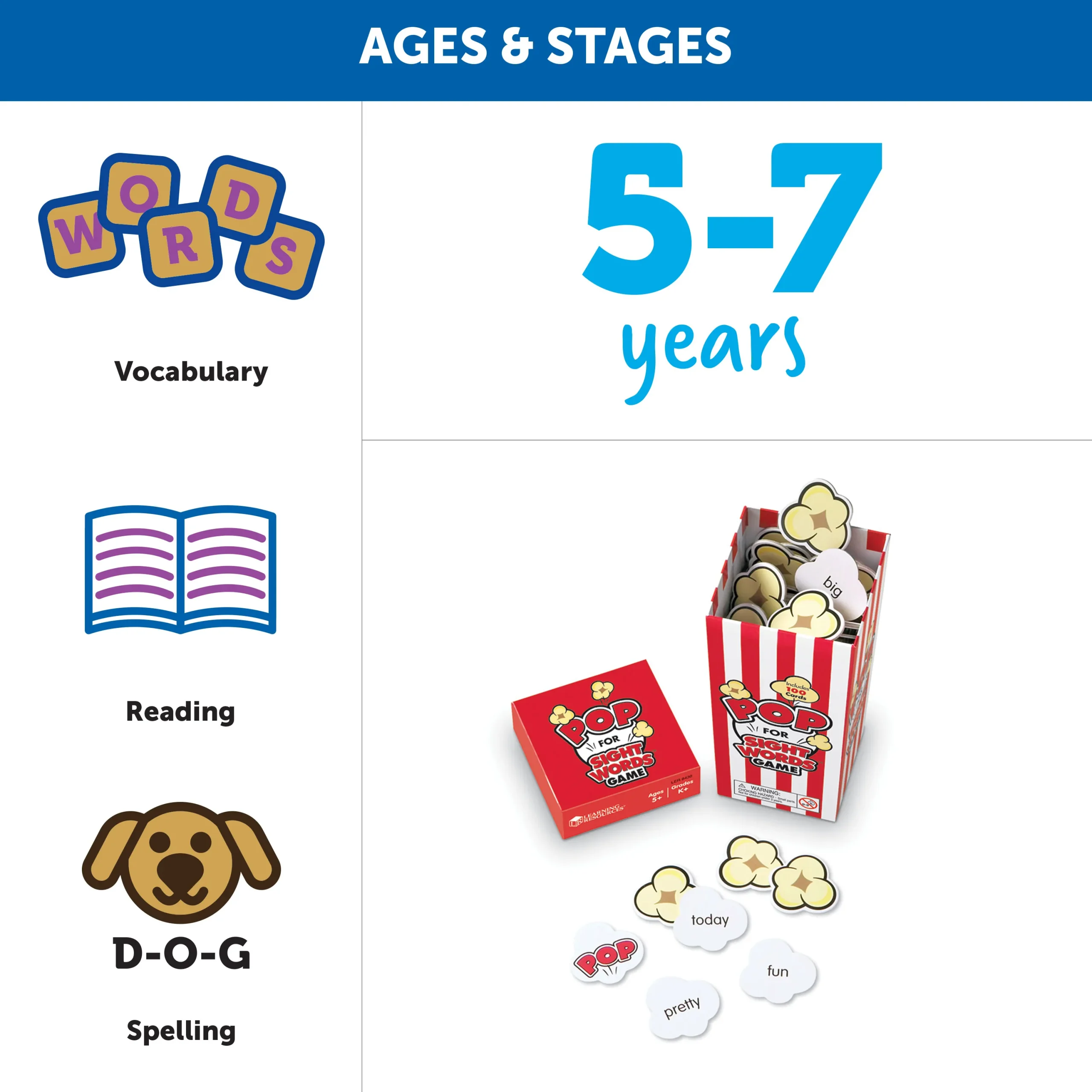 Learning Resources Puzzle POP for Sight Words™ Game - Image 6