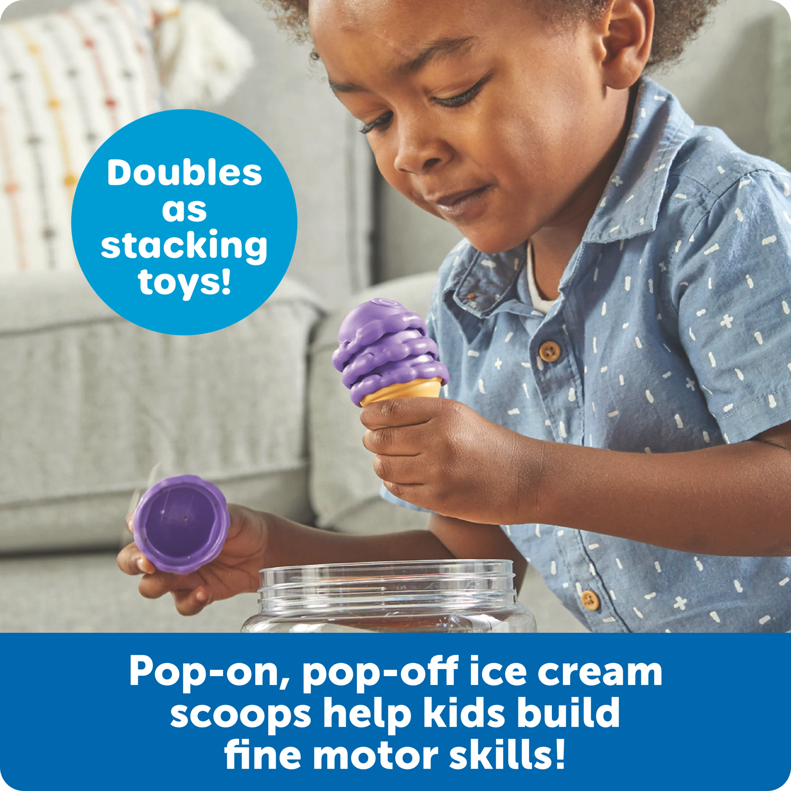 Learning Resources Puzzle Mini Letter Scoops - Image 5