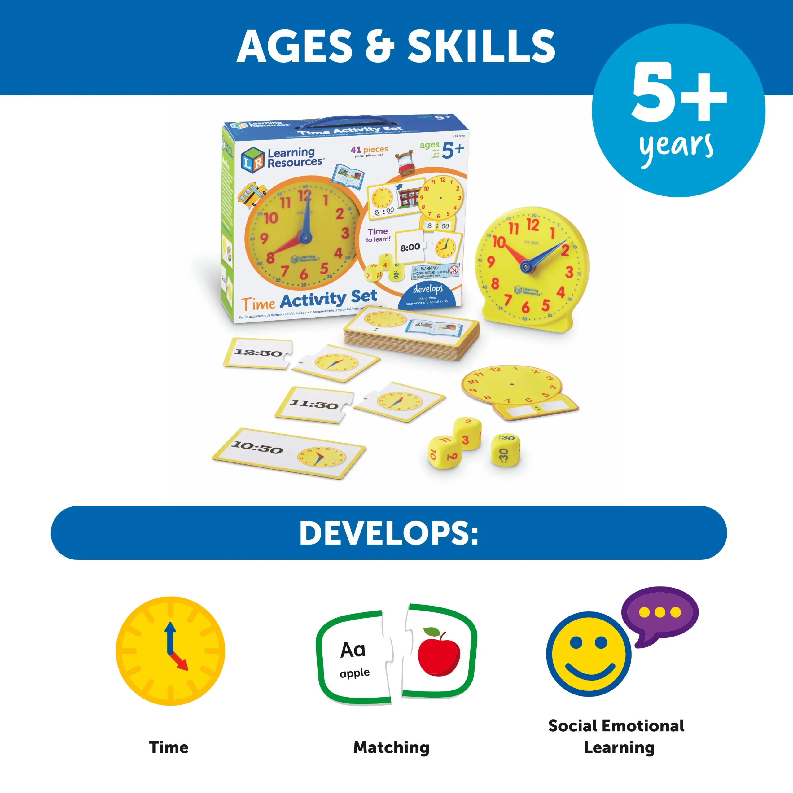 Learning Resources Puzzle Time Activity Set - Image 6