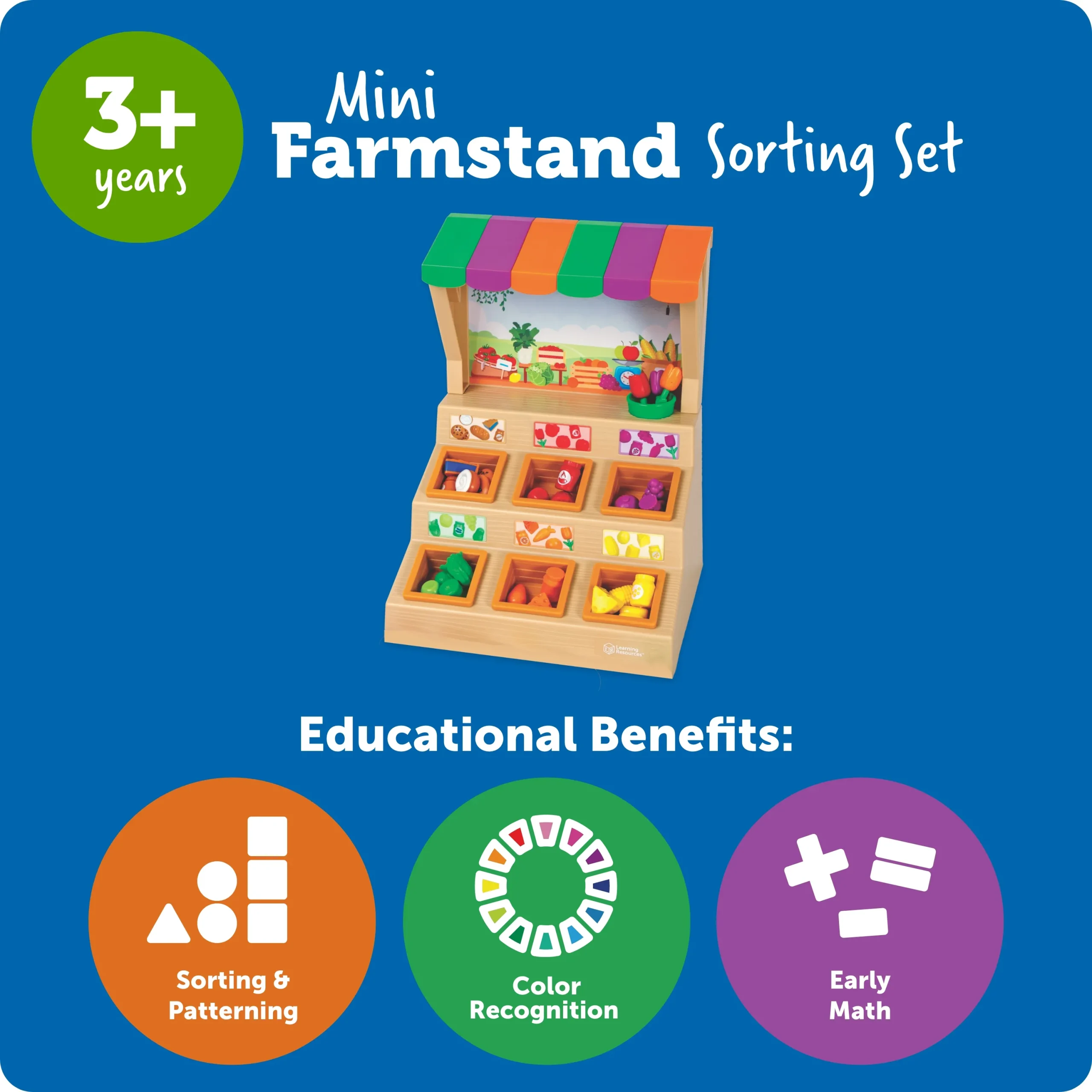 Learning Resources Puzzle Mini Farmstand Sorting Set - Image 7