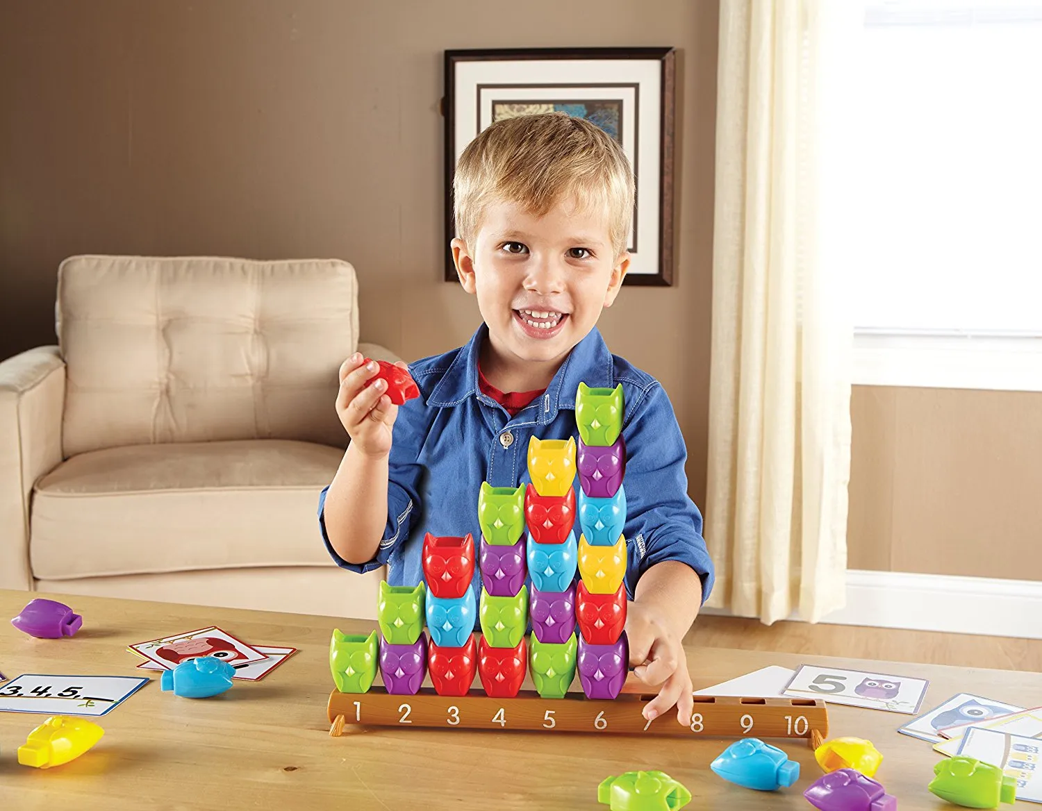 Learning Resources Puzzle 1-10 Counting Owls Activity Set - Image 4