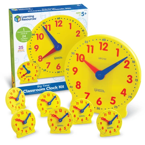 Learning Resources Puzzle Big Time™ Classroom Clock Kit