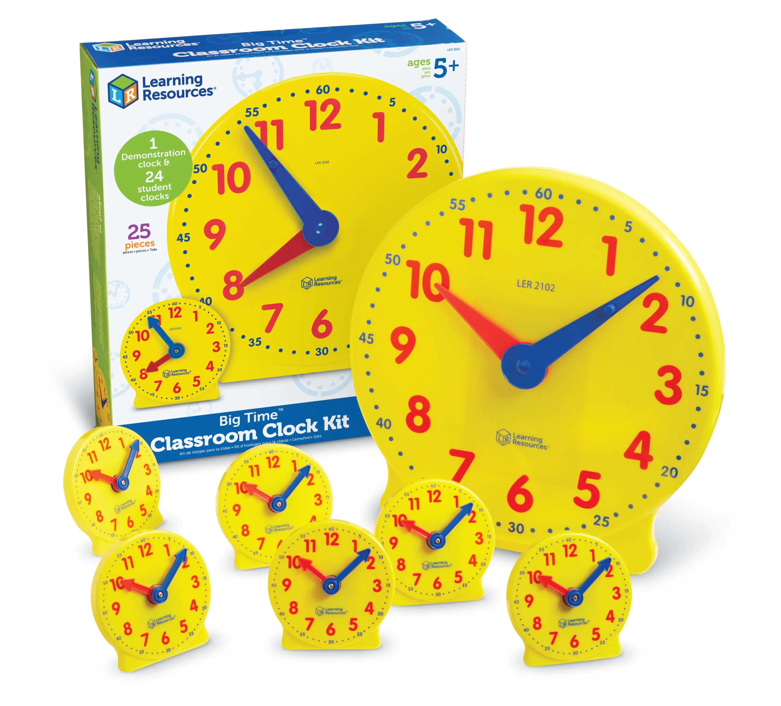 Learning Resources Puzzle Big Time™ Classroom Clock Kit
