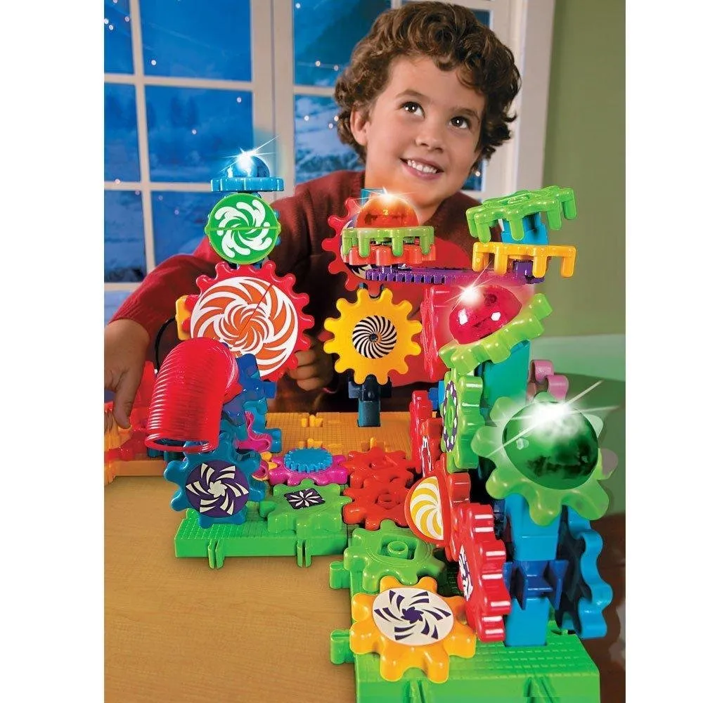 Learning Resources Puzzle Gears! Gears! Gears!® Lights & Action Motorized Building Set - Image 7