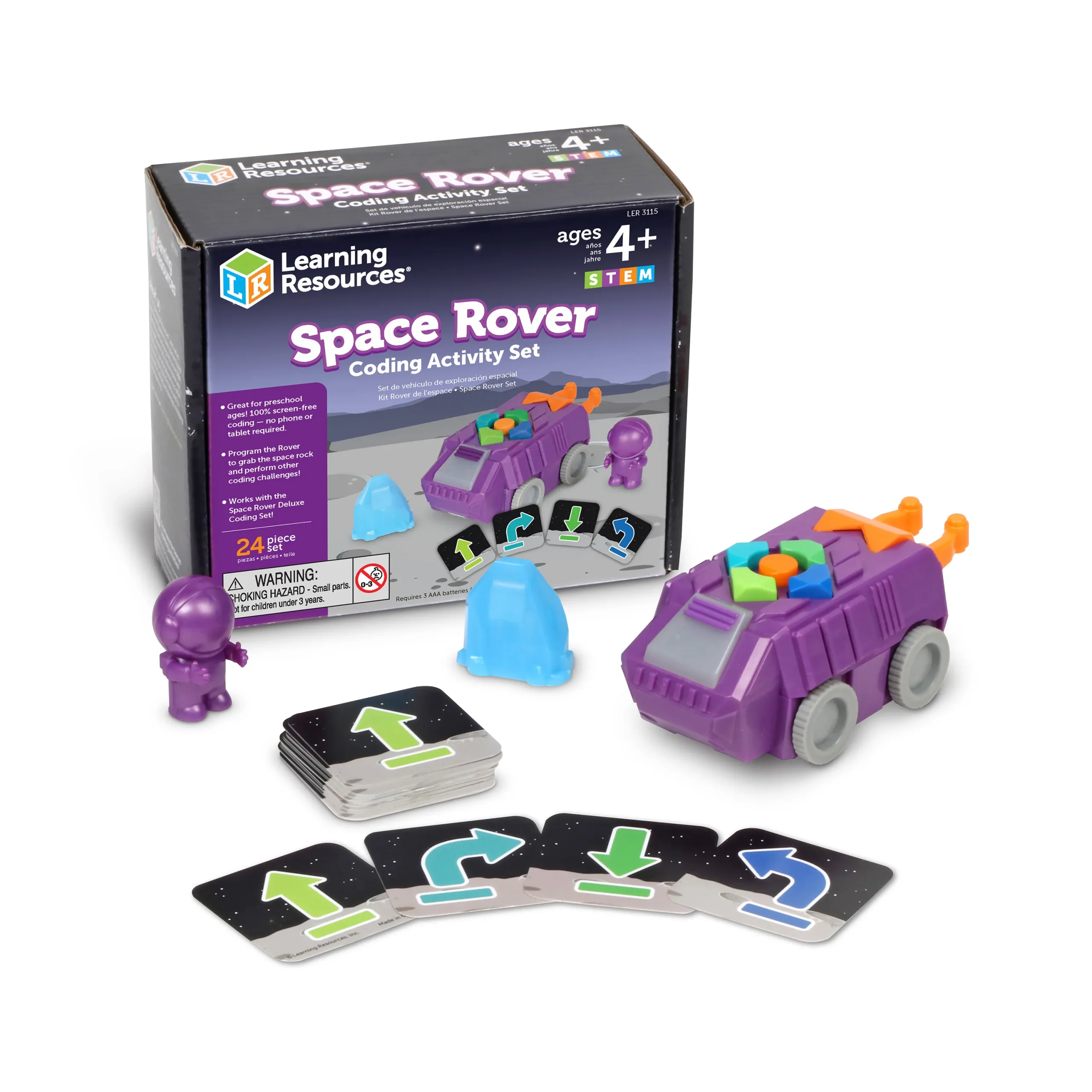Learning Resources Puzzle Space Rover Coding Activity Set