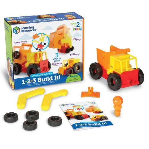 Learning Resources Puzzle 1-2-3 Build It!™ Construction Crew