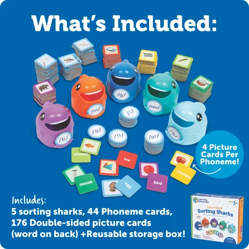 Alternative view of Learning Resources Puzzle Say-a-Sound Sorting Sharks