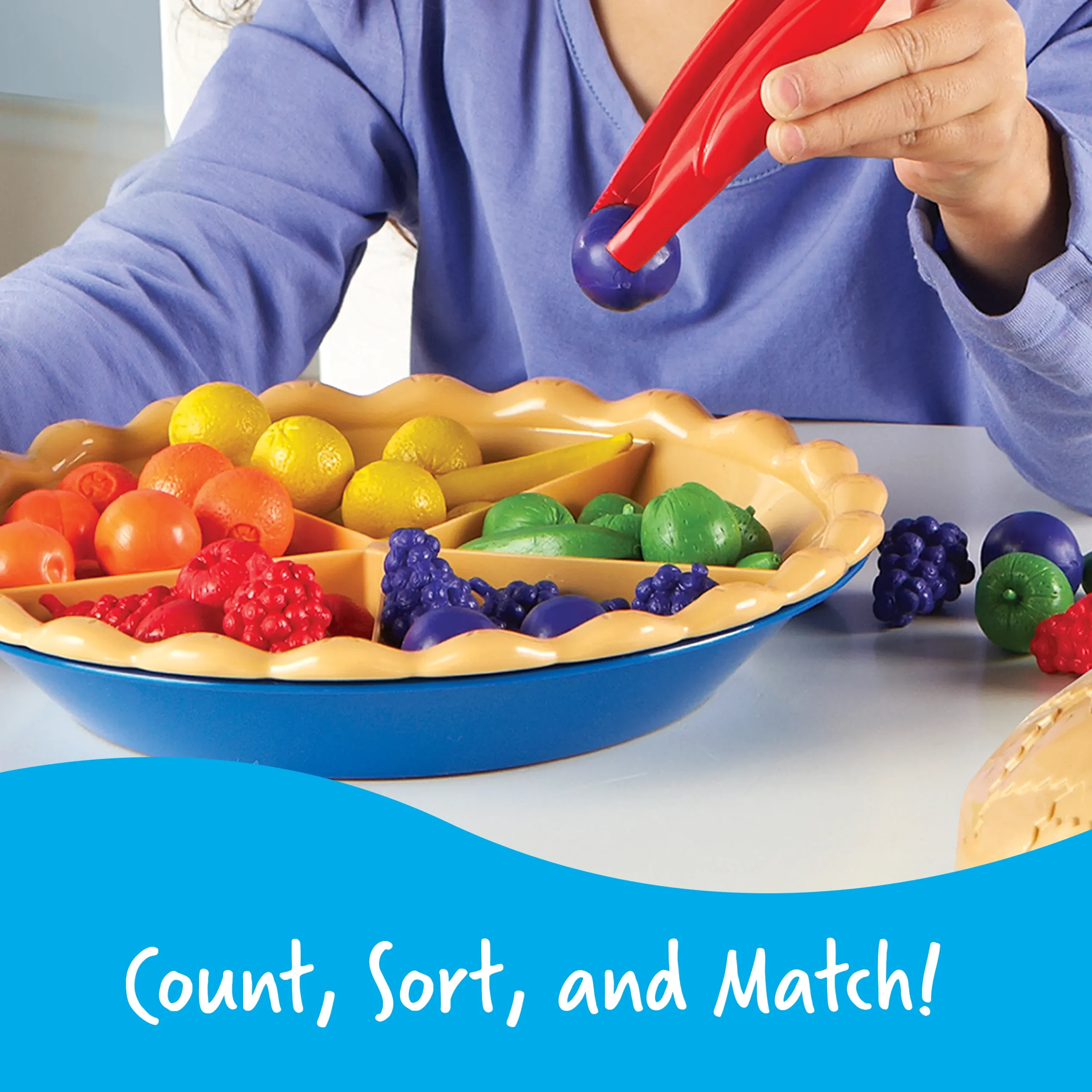 Learning Resources Puzzle Super Sorting Pie - Image 3