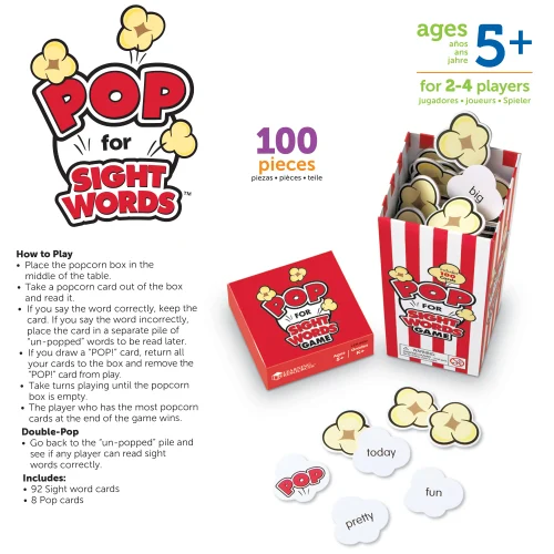 Alternative view of Learning Resources Puzzle POP for Sight Words™ Game