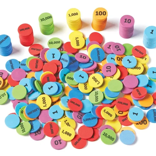 Learning Resources Puzzle Place Value Disks, Set of 280