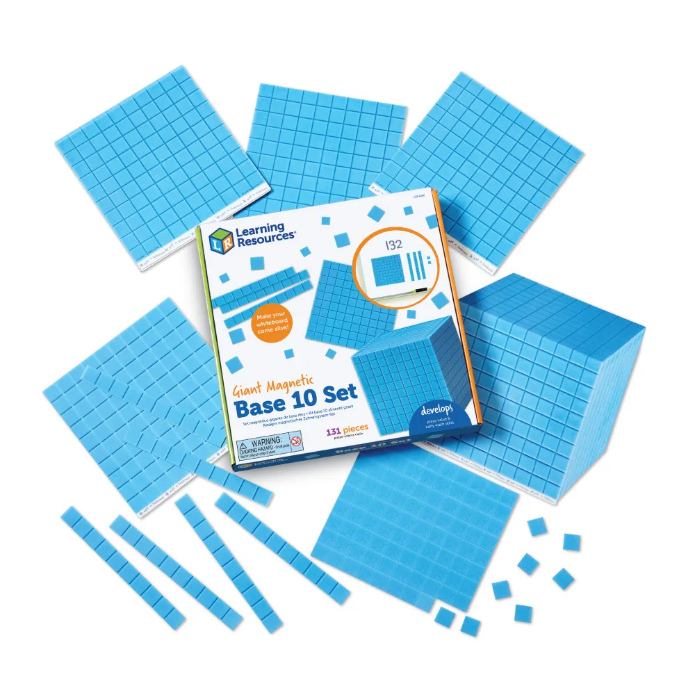 Learning Resources Puzzle Giant Magnetic Base Ten Set
