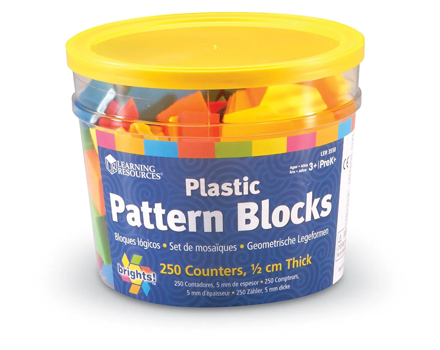 Learning Resources Puzzle Brights!® Pattern Blocks