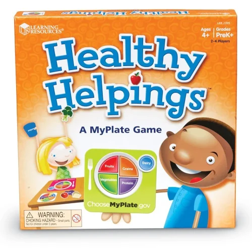 Alternative view of Learning Resources Puzzle Healthy Helpings™ MyPlate Game