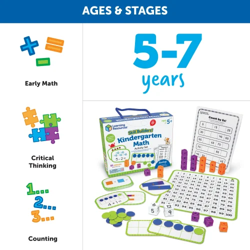 Alternative view of Learning Resources Puzzle Skill Builders! Kindergarten Math