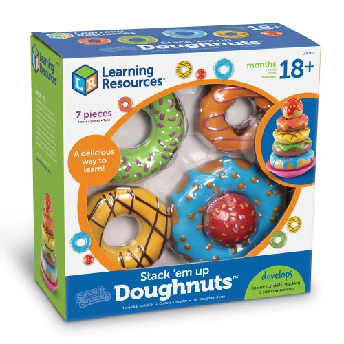 Alternative view of Learning Resources Puzzle Smart Snacks® Stack 'em Up Doughnuts