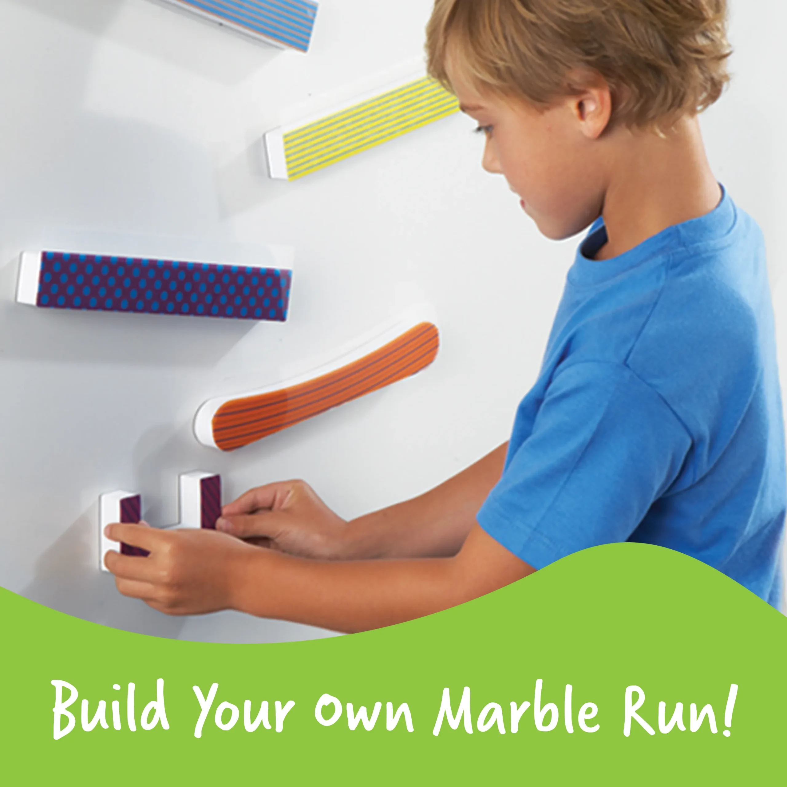 Learning Resources Puzzle Tumble Trax® Magnetic Marble Run - Image 4