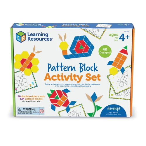 Learning Resources Puzzle Pattern Block Activity Set