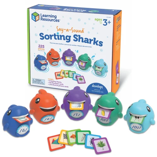 Learning Resources Puzzle Say-a-Sound Sorting Sharks