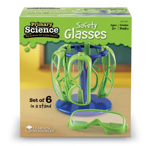 Alternative view of Learning Resources Puzzle Primary Science® Safety Glasses with Stand
