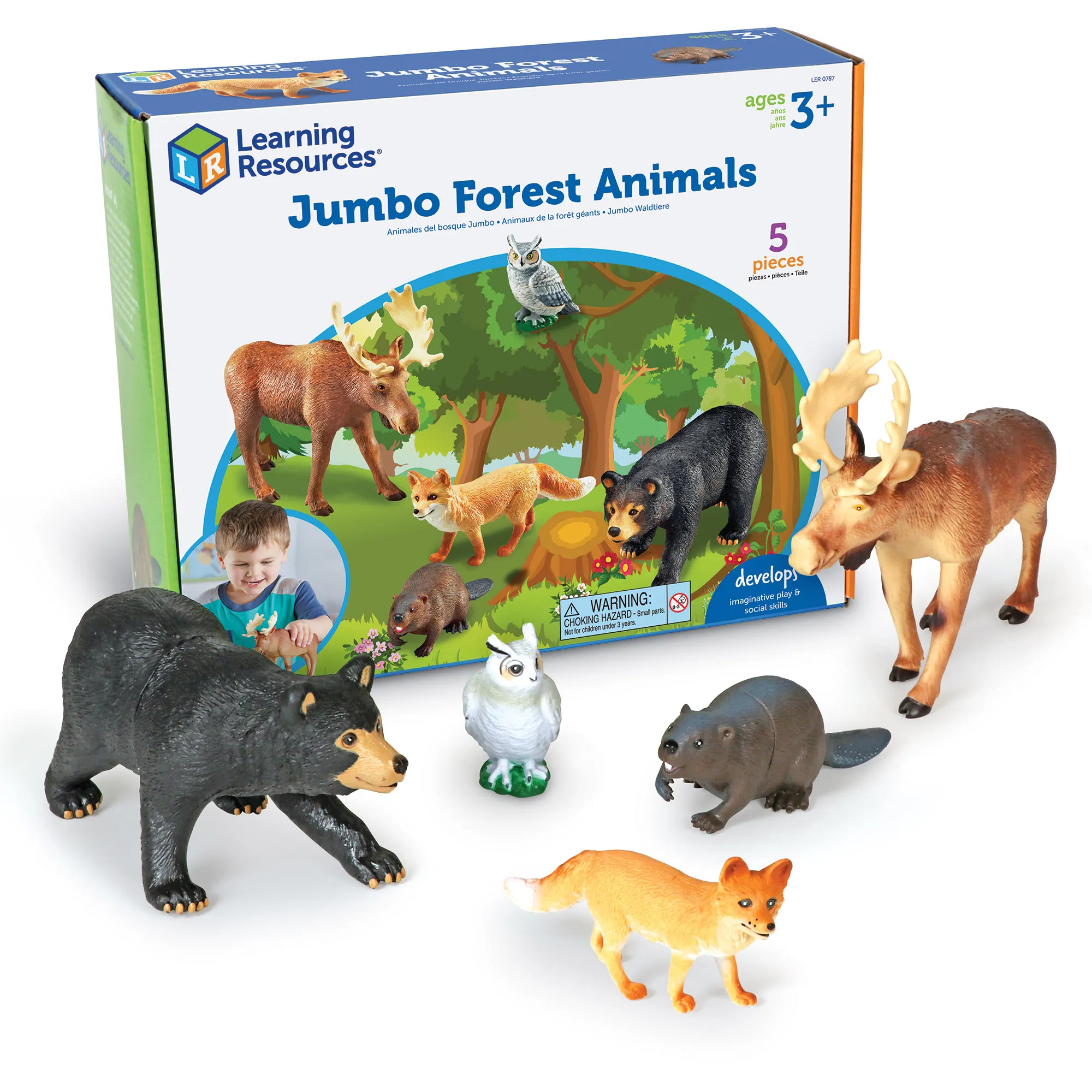 Learning Resources Puzzle Jumbo Forest Animals