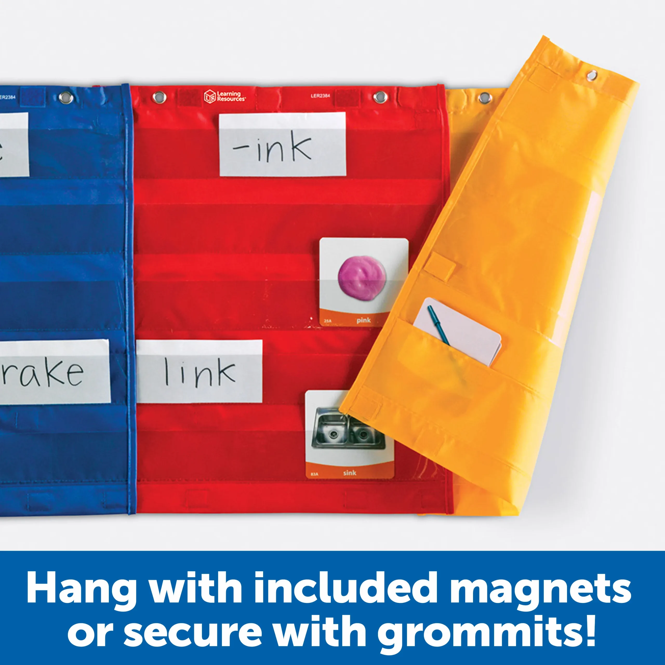 Learning Resources Puzzle Magnetic Pocket Chart Squares, Set of 4 - Image 5