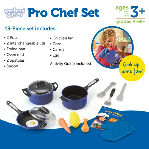 Alternative view of Learning Resources Puzzle Pretend & Play® Pro Chef Set