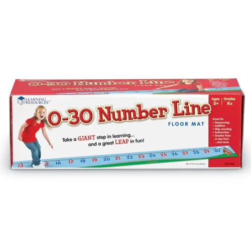 Alternative view of Learning Resources Puzzle 0-30 Number Line Floor Mat