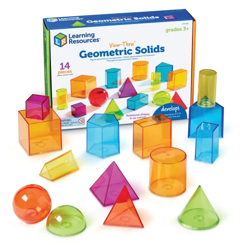 Learning Resources Puzzle View-Thru® Geometric Solids