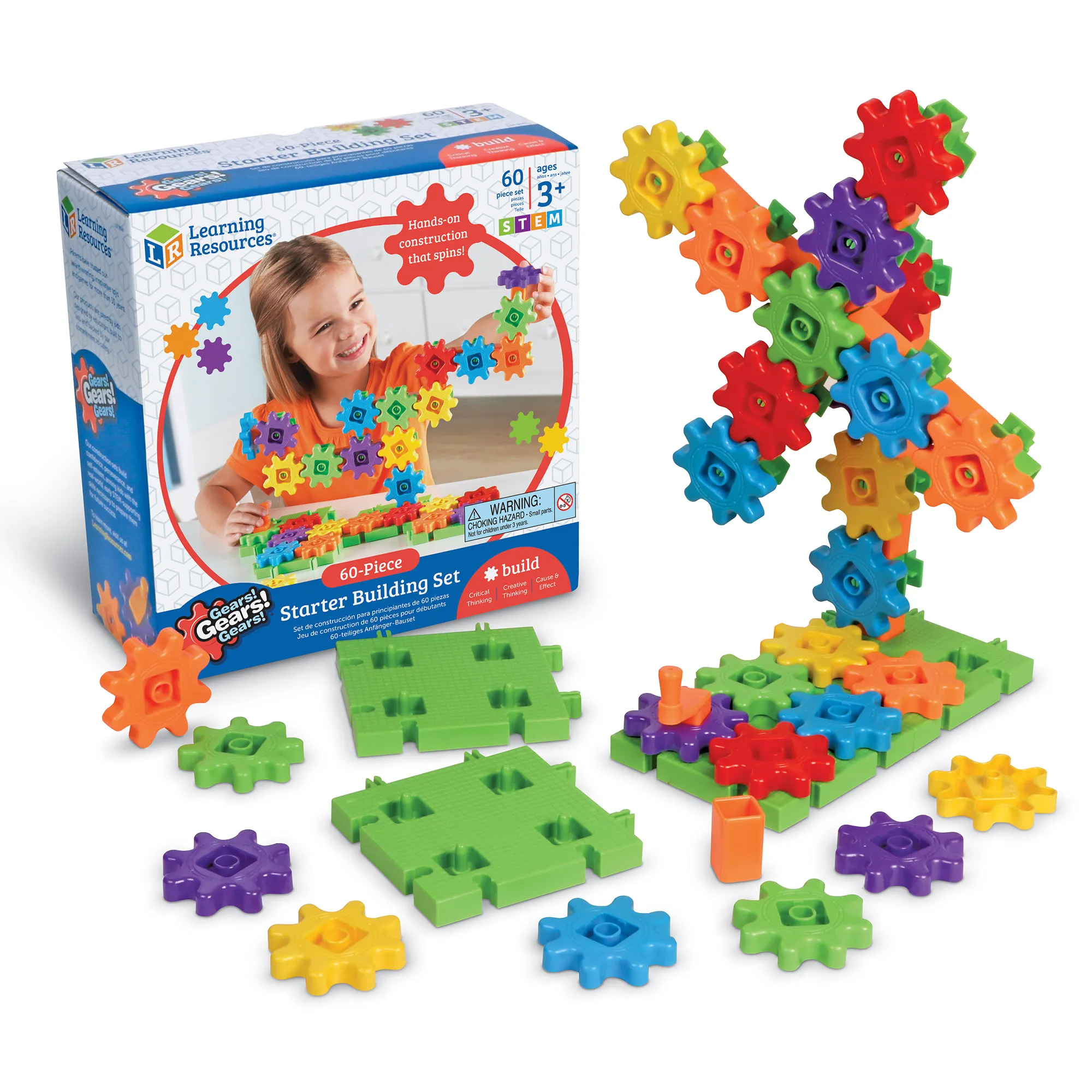 Learning Resources Puzzle Gears! Gears! Gears!® Starter Building Set