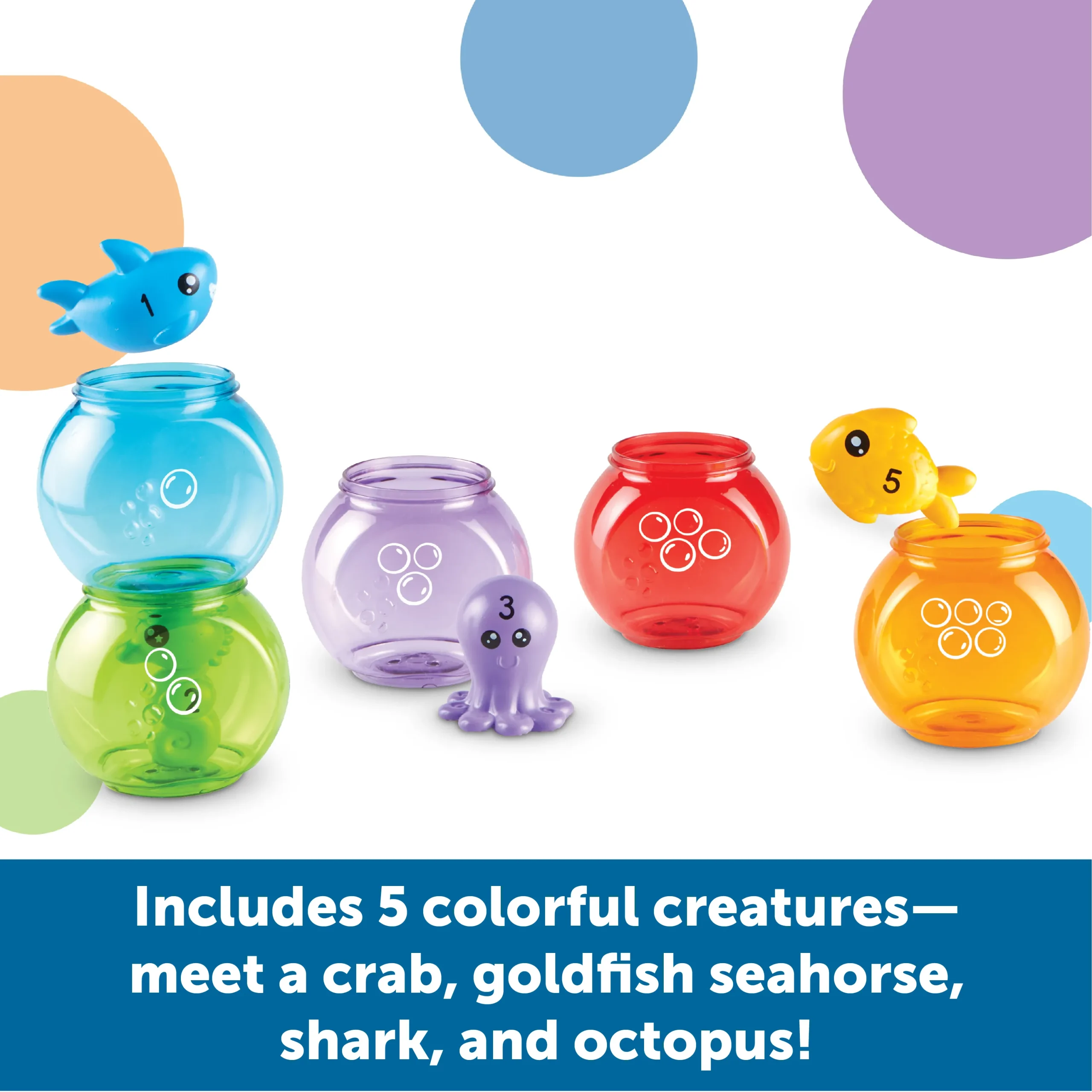Learning Resources Puzzle Peekaboo Fish Bowl Friends - Image 5