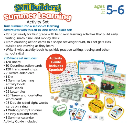Alternative view of Learning Resources Puzzle Skill Builders Summer Learning Activity Set - K to 1st