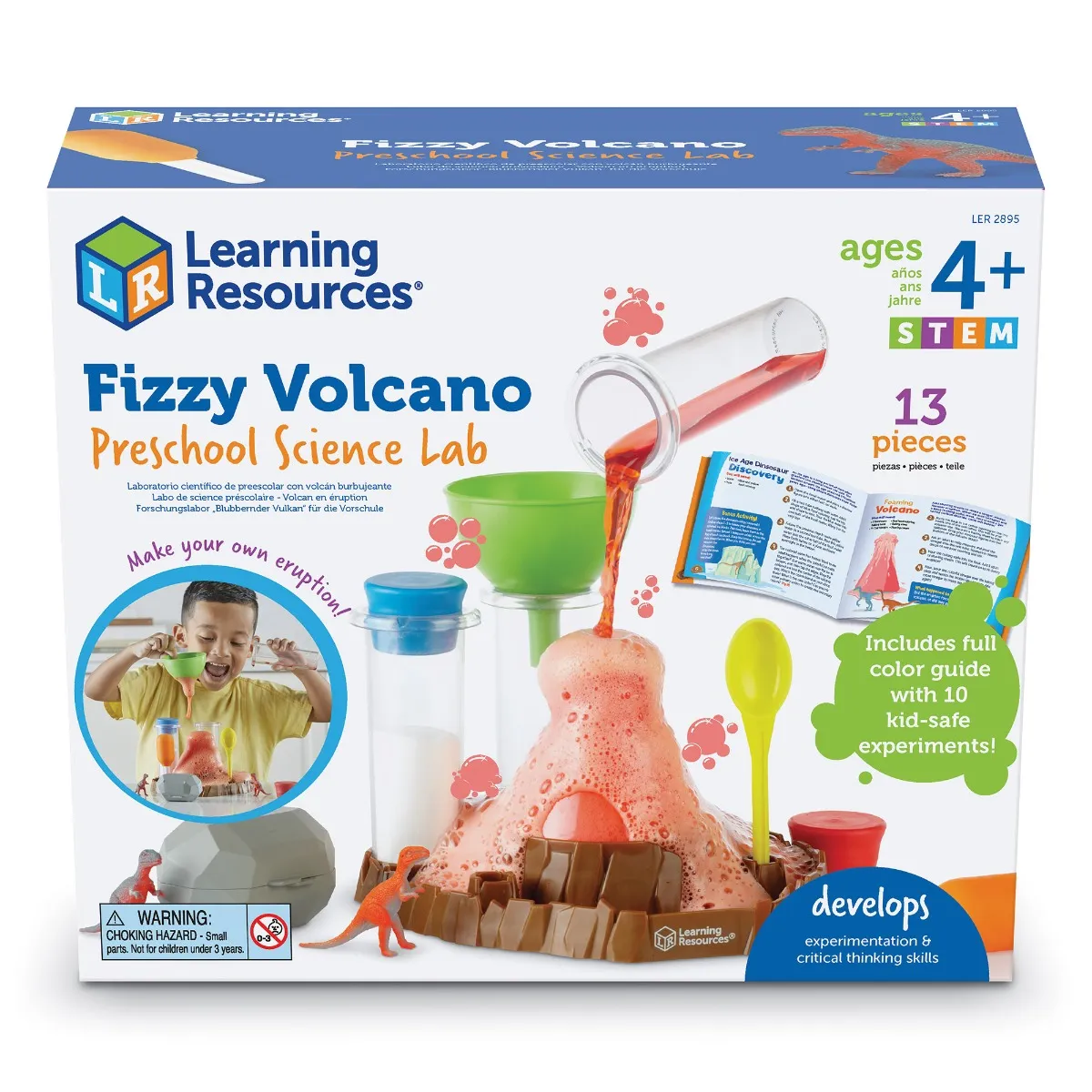 Learning Resources Puzzle Fizzy Volcano Preschool Science Lab - Image 15