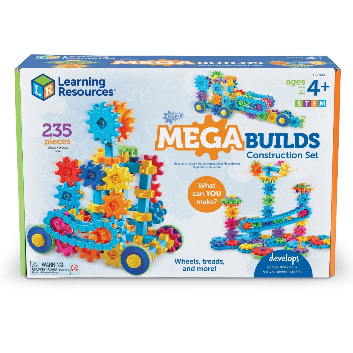Learning Resources Puzzle Gears! Gears! Gears!® Mega Builds - Image 14