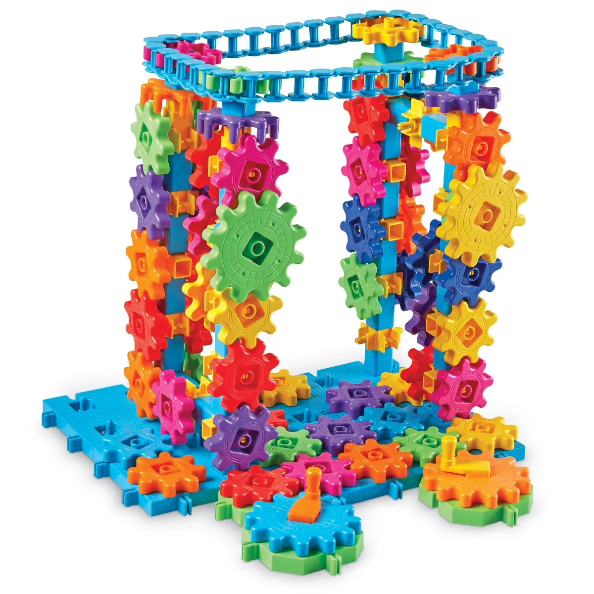 Learning Resources Puzzle Gears! Gears! Gears!® Mega Builds - Image 16