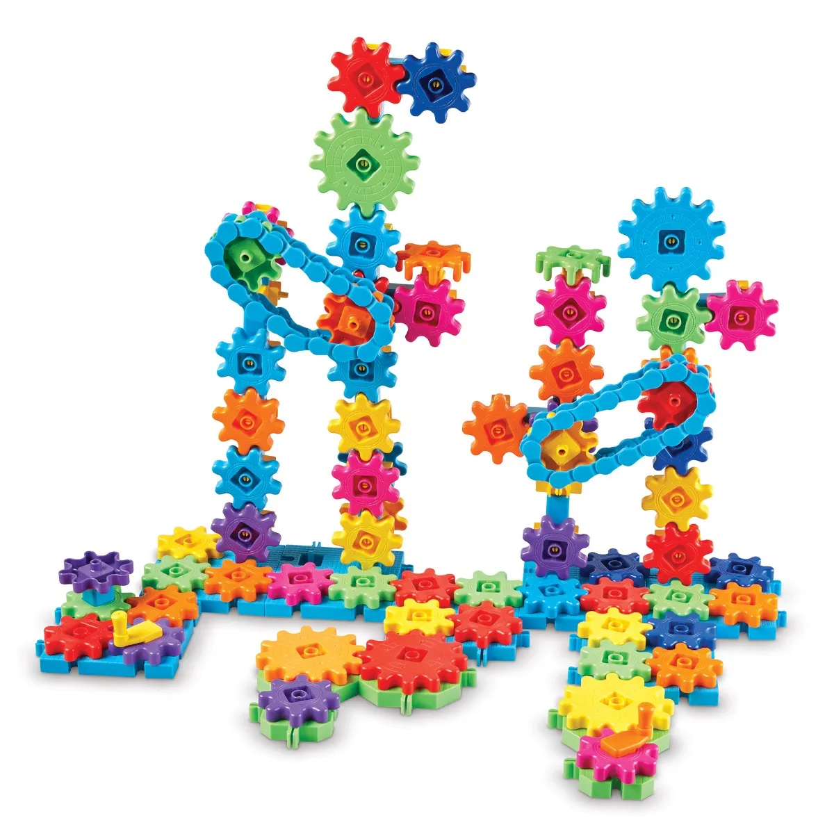 Learning Resources Puzzle Gears! Gears! Gears!® Mega Builds - Image 19