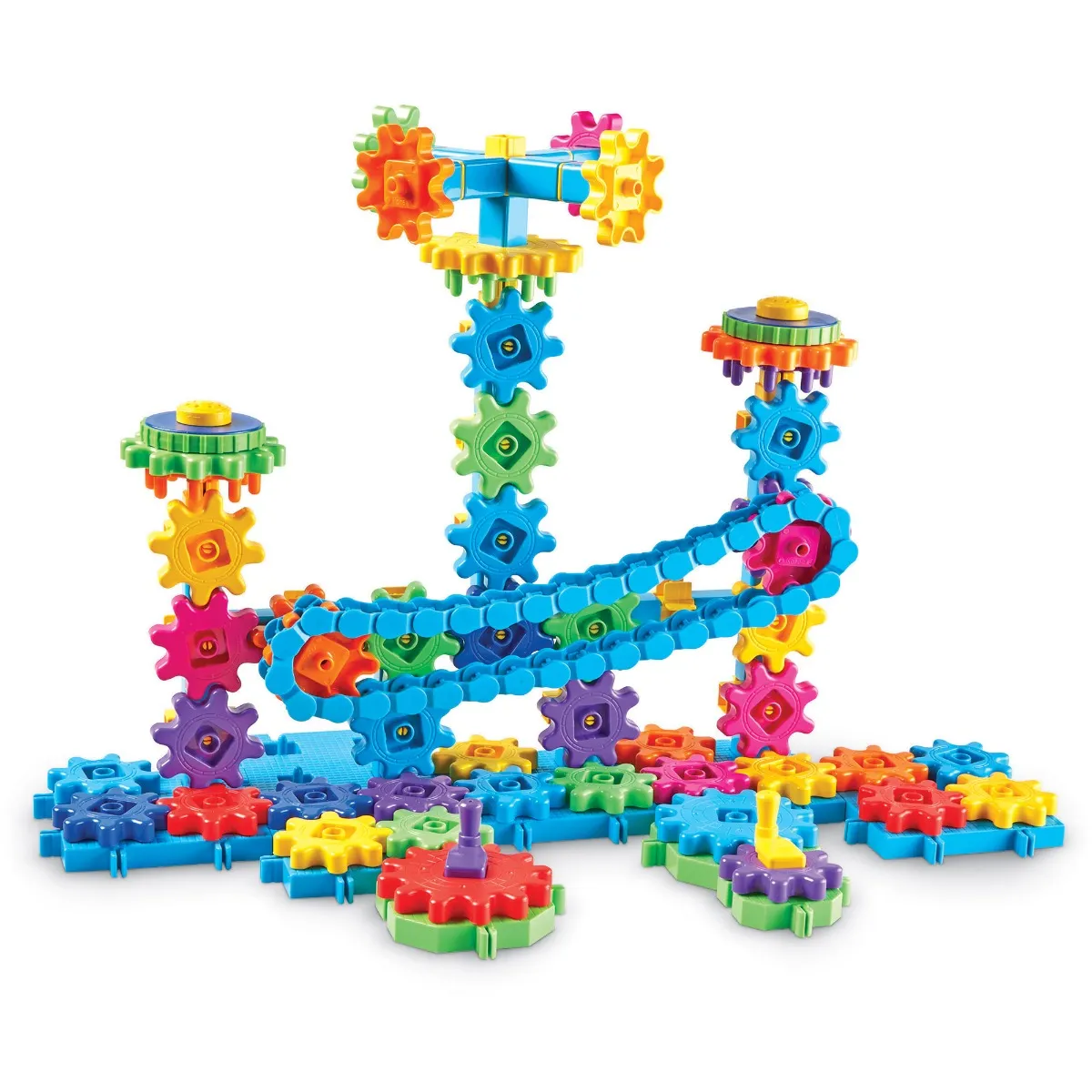 Learning Resources Puzzle Gears! Gears! Gears!® Mega Builds - Image 18
