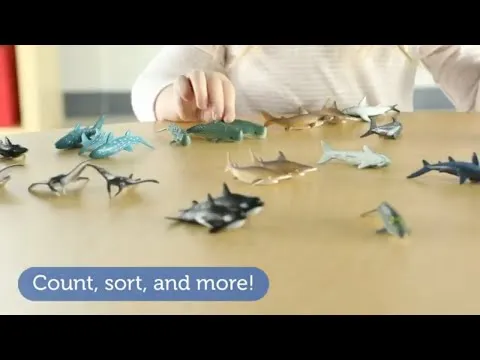 Learning Resources Puzzle Ocean Animals Counters, Set of 50 - Image 10