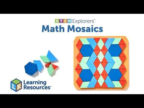 Alternative view of Learning Resources Puzzle STEM Explorers™ Math Mosaics