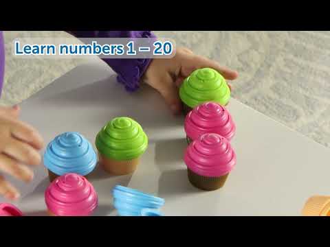 Alternative view of Learning Resources Puzzle Mini Counting Cupcakes