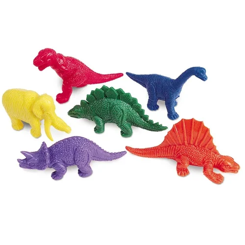 Alternative view of Learning Resources Puzzle Mini Dino Counters, Set of 108