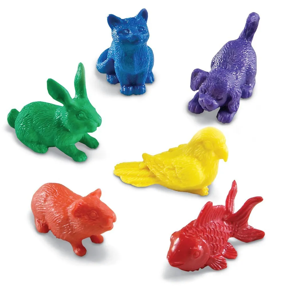 Learning Resources Puzzle Pet Counters, Set of 72 - Image 6