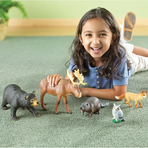 Alternative view of Learning Resources Puzzle Jumbo Forest Animals