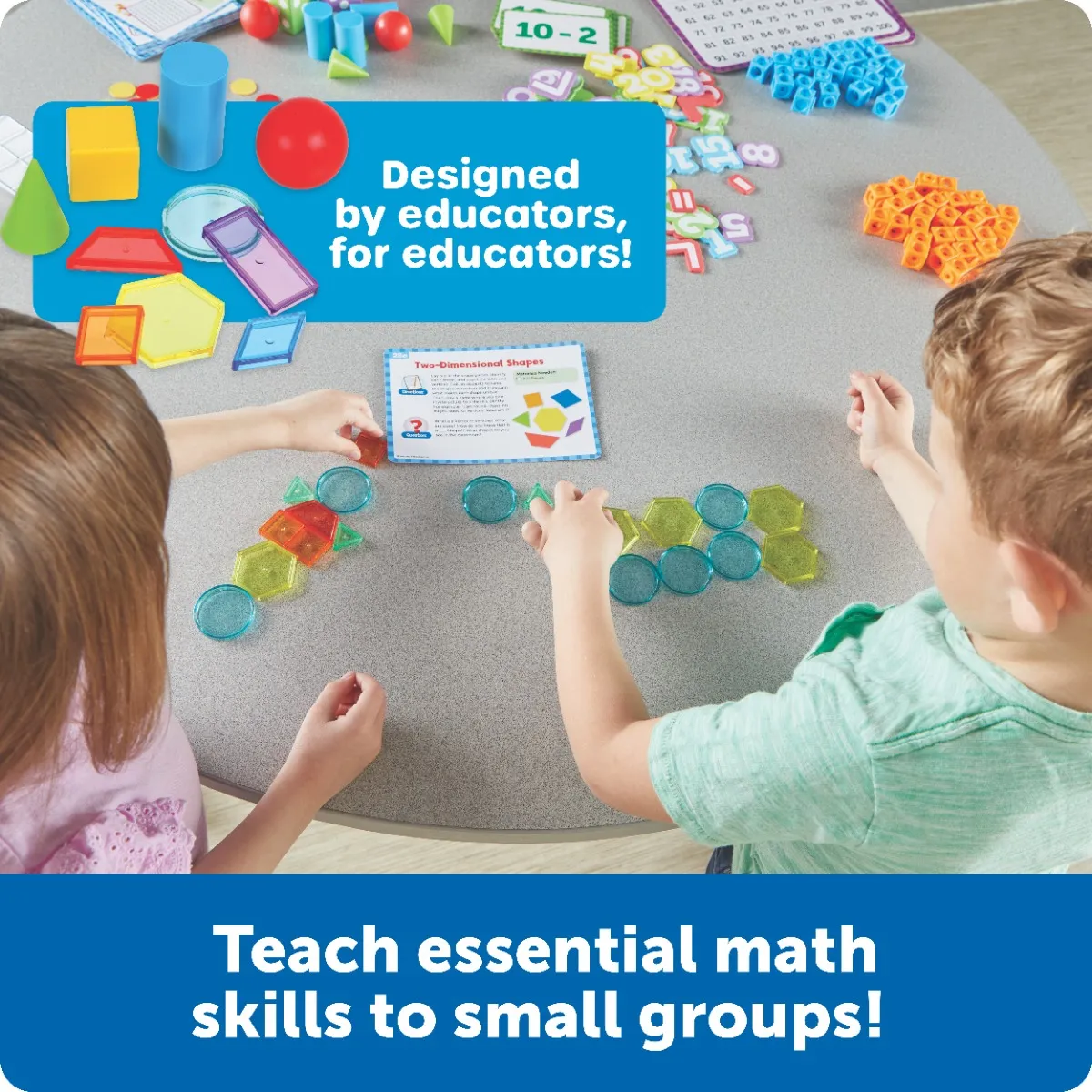 Learning Resources Puzzle Skill Builders Kindergarten Math Small Group Kit - Image 3